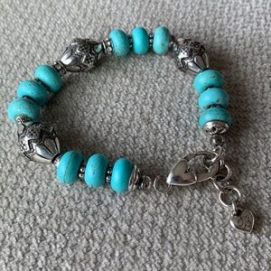Brighton Turquoise Silver Bracelet